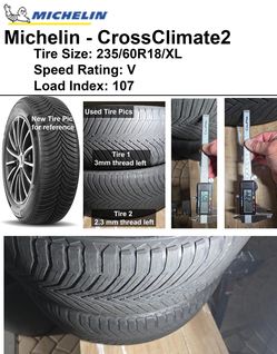 MIchelin Tires x 2