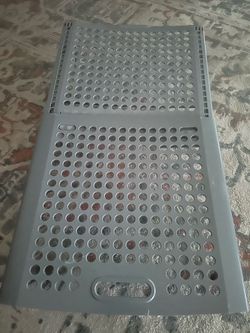 Gray Plastic Clothing Table