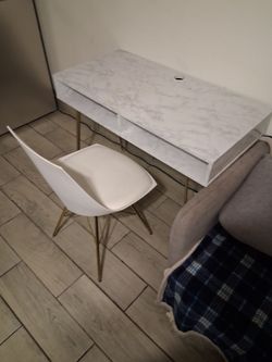 Desk and chair