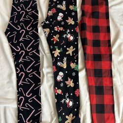 Girls Holiday Leggings 