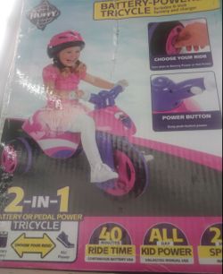 Battery or Petal tricycle new in box