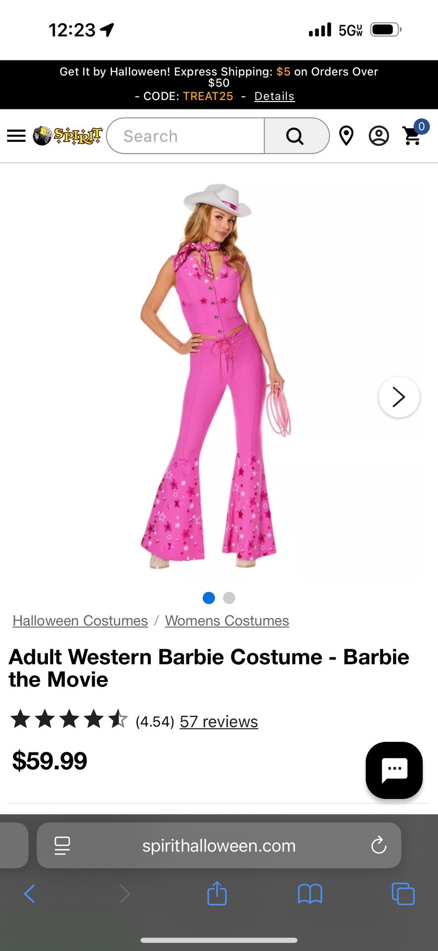 Barbie Cowgirl Costume