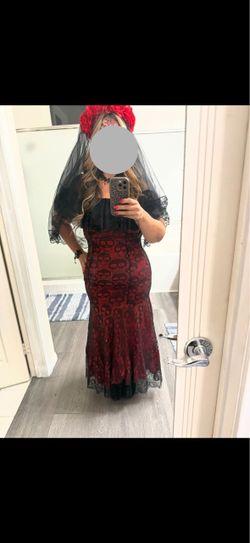 Dia De los Muertos Catrina Dress and head piece