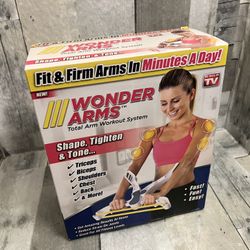 Wonder Arms Total Workout System Resistance Training Bands New Sealed Box