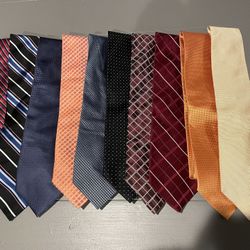 Lot Of 10 Neckties