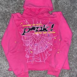 Pink Spider Hoodie 