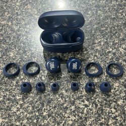 Live Free NC+ wireless earbuds with power cord