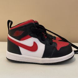 AIR JORDAN 1 MID TD ‘BLACK FIRE RED’ TODDLER