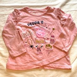 Peppa Pig Girls Longsleeve Shirt 