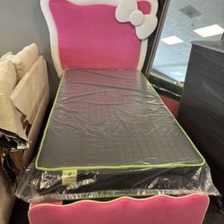 Pretty Hello Kitty Bed frame with mattress ✨