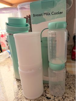 22oz Portable Breast Milk Cooler for Work & Travel, Ice-Free Breastmilk Cooler with 360° Surround
