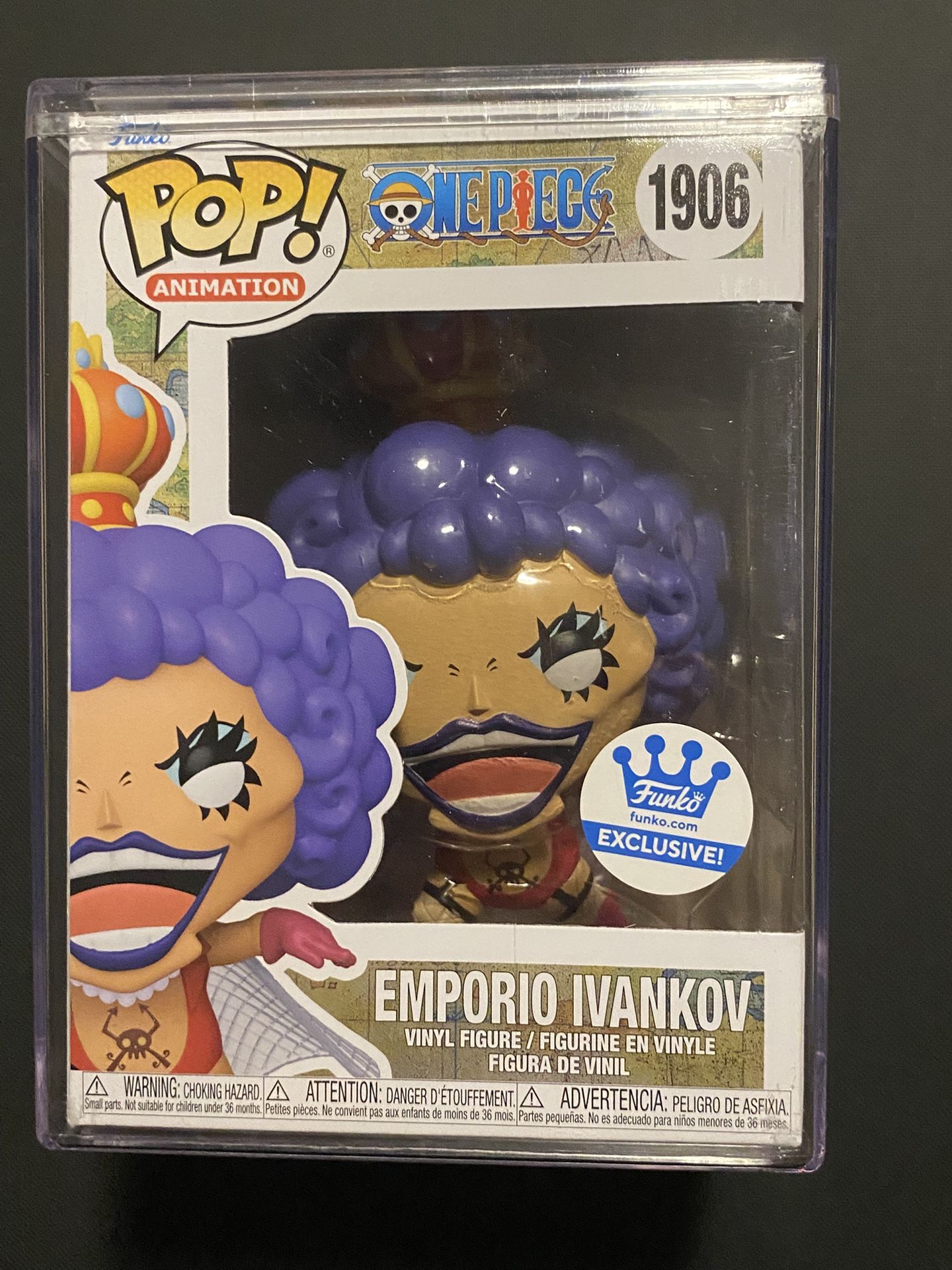 Emporio Ivankov Funko Pop! + Hard Stack Protector #1906 One Piece Animation/Anime