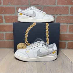 Jordan 1 Retro AJKO Low Union White Canvas