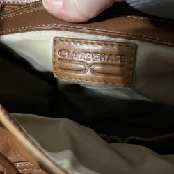 Claire Chase Large Leather Backpack
