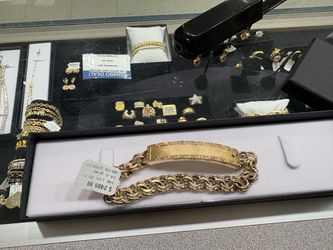 10k Id bracelet