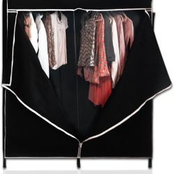 ATHome Lightweight, Durable, Dust & Moisture Proof, Easy Open T-Zipper, Portable Closet Wardrobe 60"