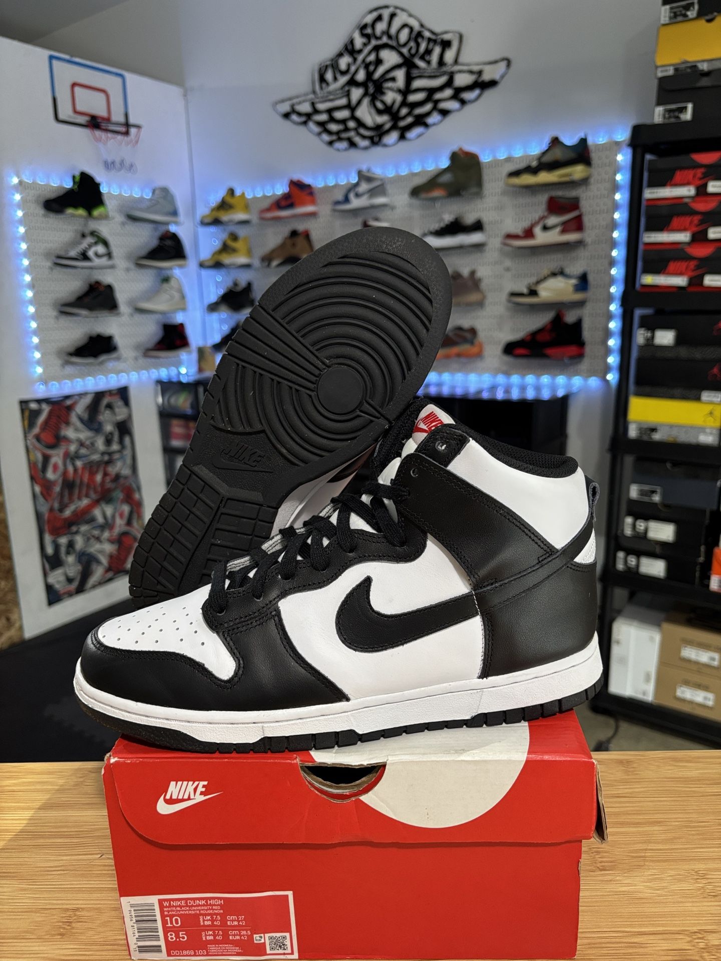 NIKE DUNK HIGH “PANDA” SIZE 8.5
