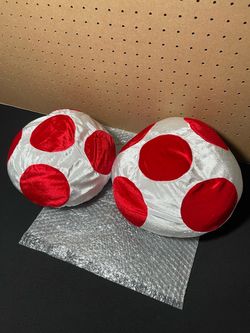 Halloween Disguise Men / Women Mushroom Hat Costume - Adult / Kids Alike, Red