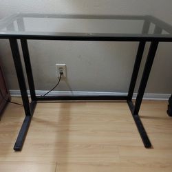 Glass Top Desk