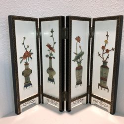 4-panel TABLETOP divider / folding screen