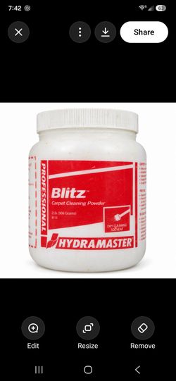 HydraMaster Blitz with GreaseBreaker Professional Carpet Prespray 6.5 lb