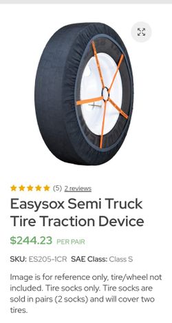 Easysox Semi Truck Tire Traction Device Pair