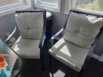Patio table with chairs