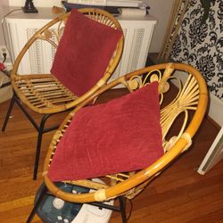 Pair Of Wooden Chairs