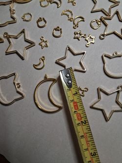 Resin  open bezel for jewelry making