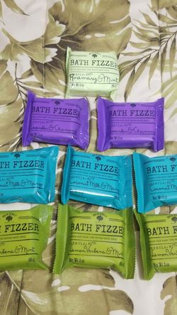 Bath Bombs/Bath Fizzers Any 3 for $20