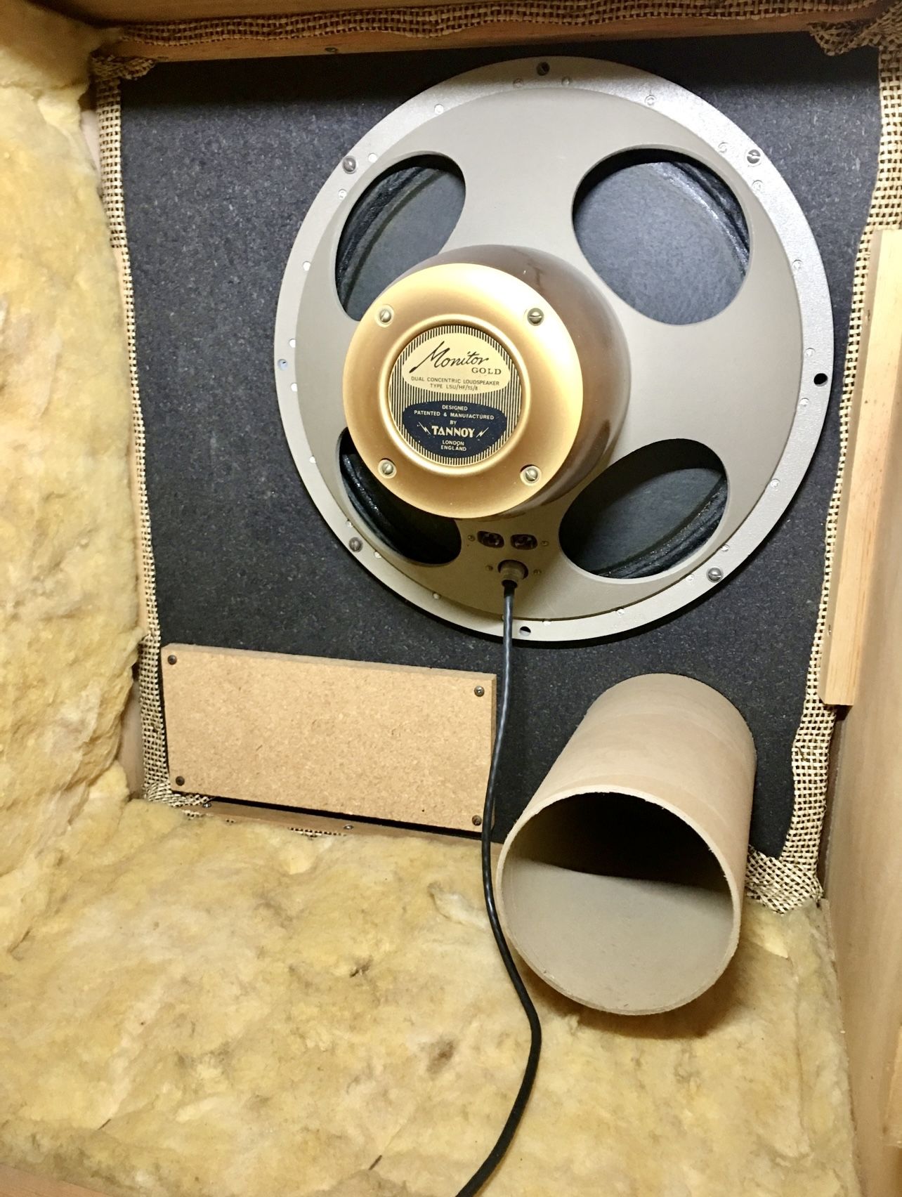 Tannoy Lancaster Gold 15-inch LSU/HF15/8 Vintage Highend