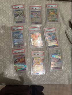 Pokemon slabs and singles for trade or sell