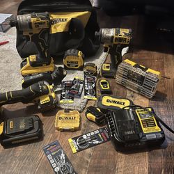 Dewalt Tools 13 Pc Set / Used/ Variety 