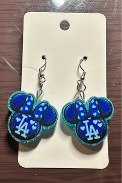Dodger Acrylic Earrings
