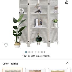 Wood 4 Panel Divider