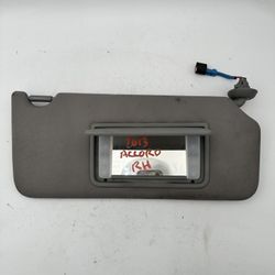 2013 to 2017 Honda Accord Right Passenger Side Sun Visor Gray  illuminated OEM