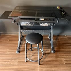 Art/Drafting Table with Stool Set