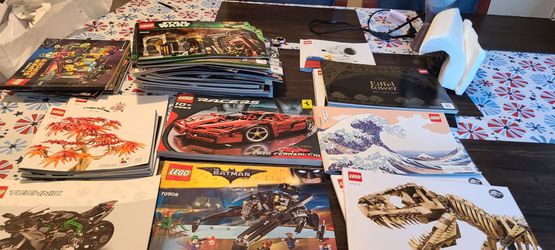Lego manuals.