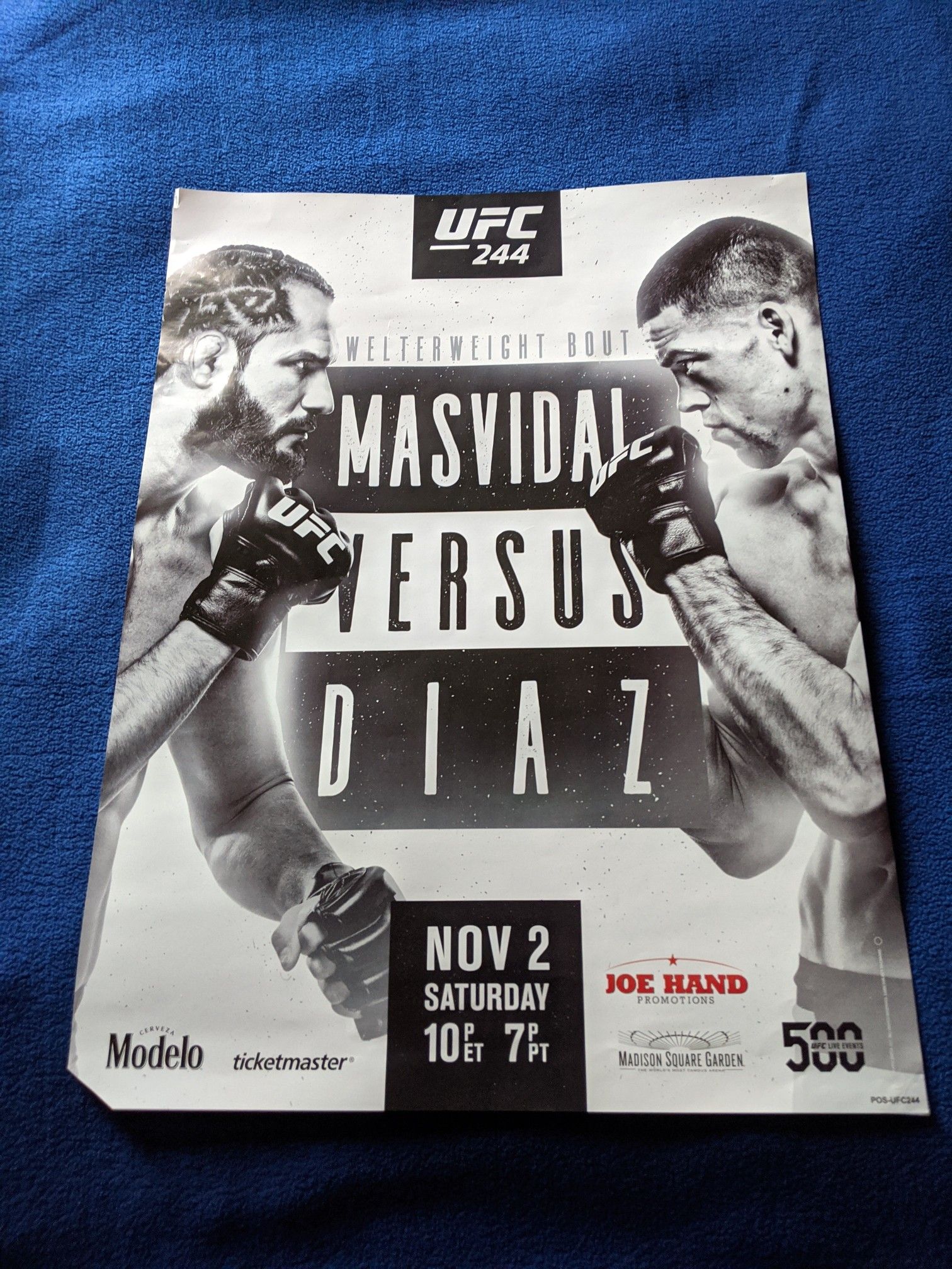 ⭐UFC FIGHT POSTER - MASVIDAL VS DIAZ ⭐