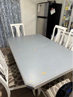 Seating table and chairs