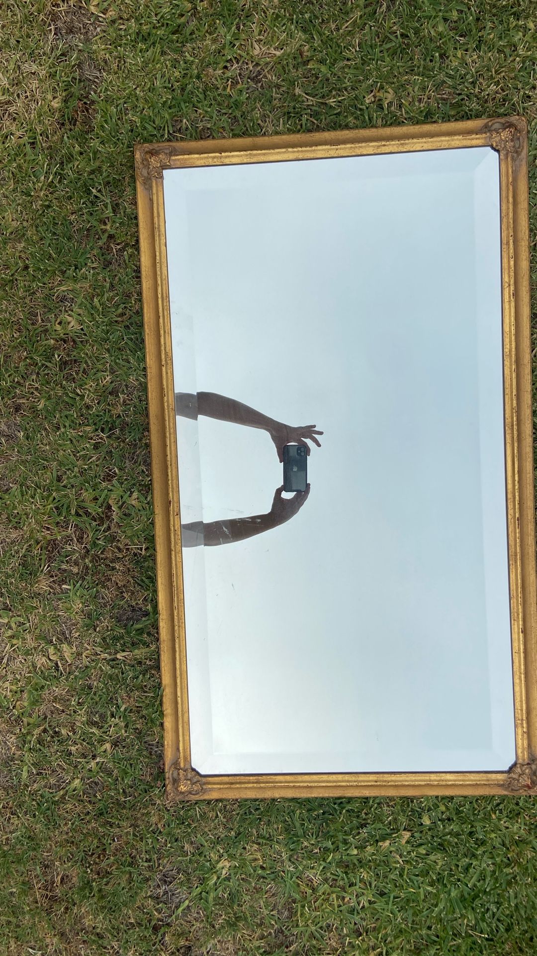 Antique Beveled Mirror