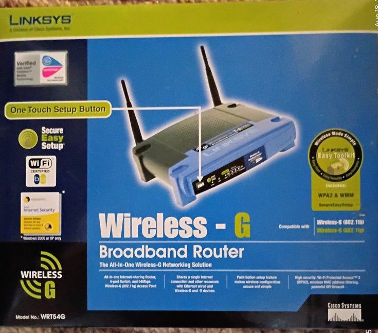 Linksys WRT54G Wireless - G Router