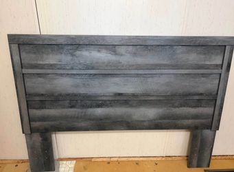 Queen Grey Oak Headboard