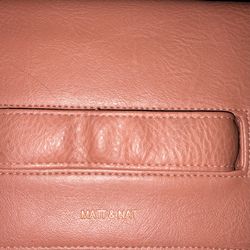 Matt & Nat Abiko Fold-Over Style Vegan Clutch Purse “Clay” brand new condition