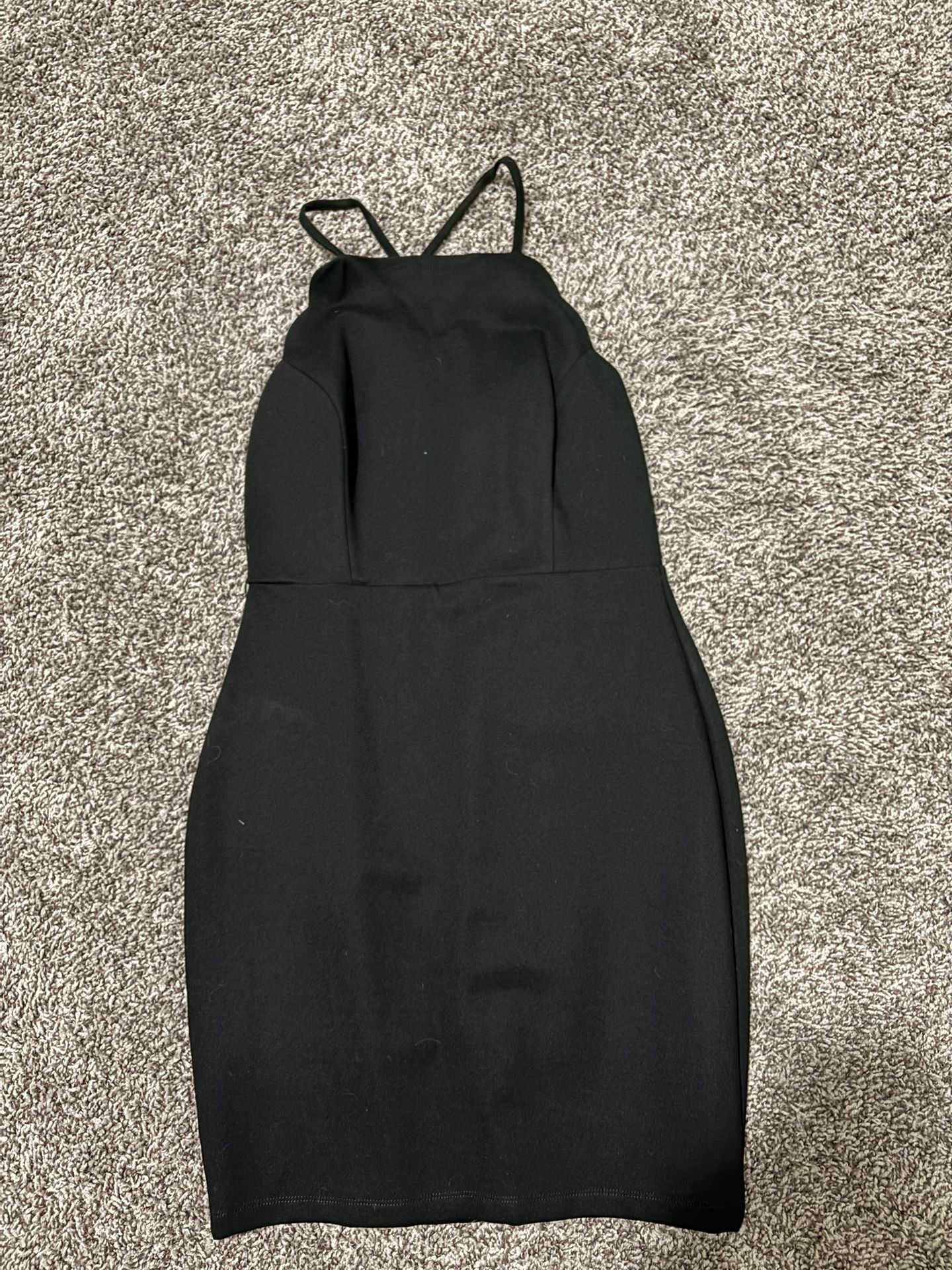 Black Bodycon Mini Dress