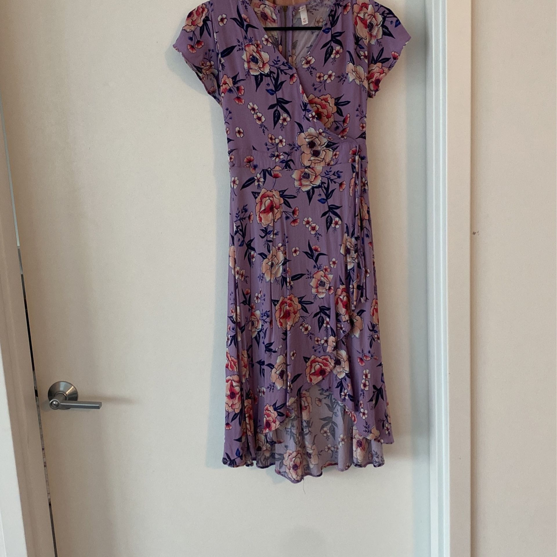 Purple Flower Dress