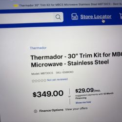 Thermador Microwave Trim Kit For 