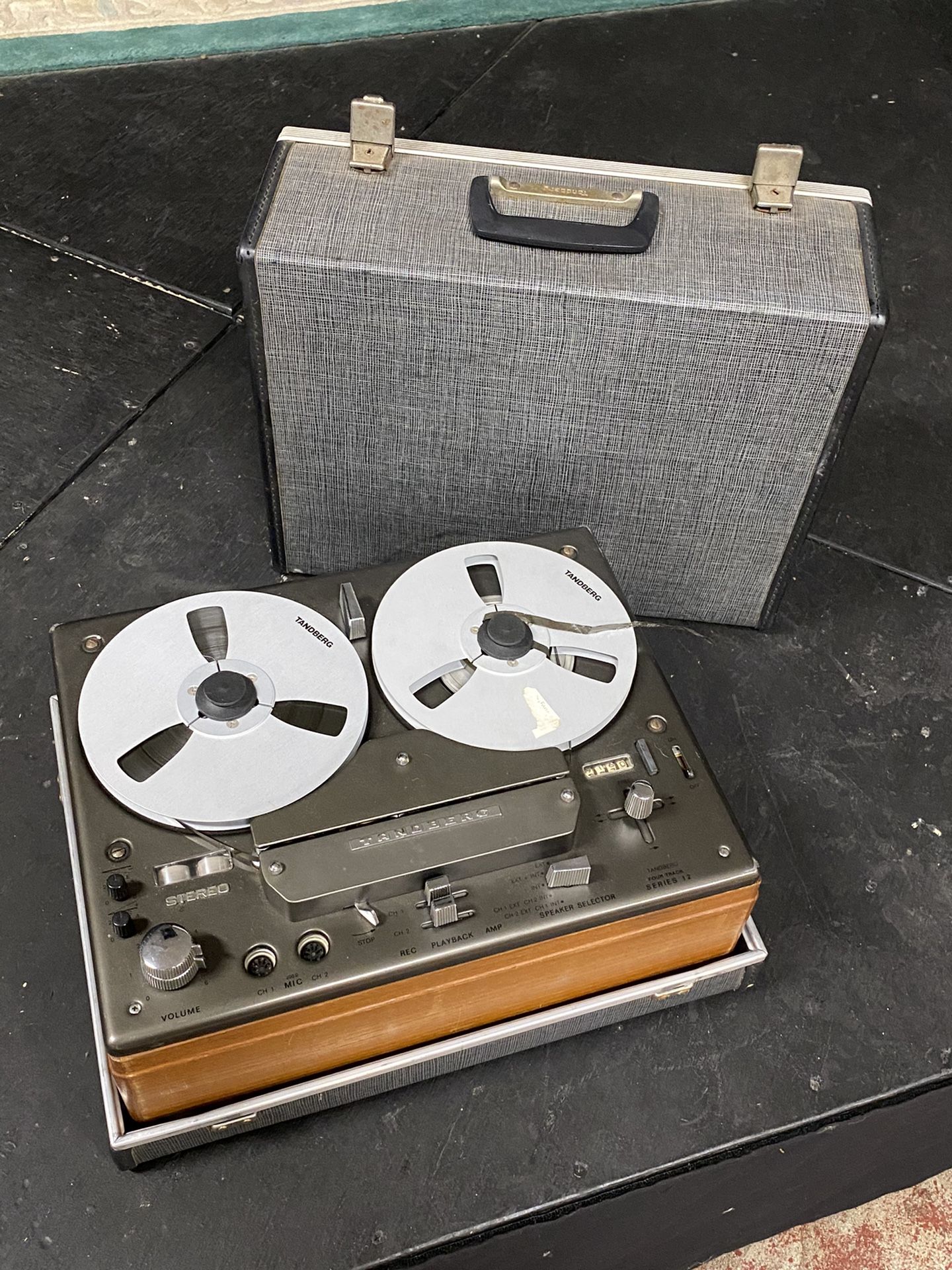 Vintage Tandberg 12-41 Reel To Reel Tape Recorder