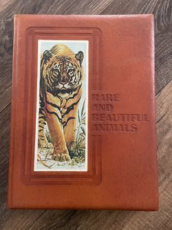 Rare and Beautiful Animals Leather Bound Book 