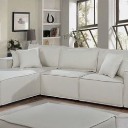 Cream White Couch 